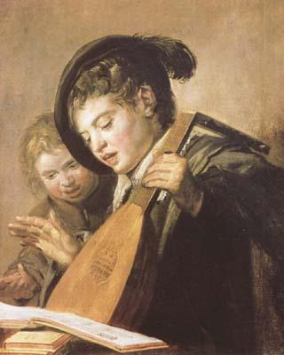 Frans Hals Two Singing Boys (mk08) oil painting image